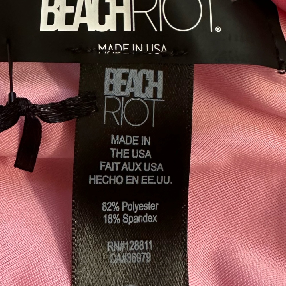 Beach Riot Rosie Paige Rib Ruffle Bikini Set NWT - Picture 16 of 16